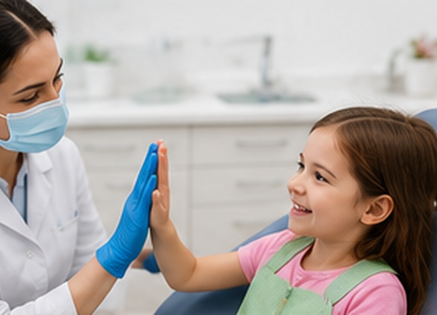 Pediatric dental treatment for children